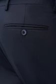 Koyu Lacivert Esnek Yandan Cepli Slim Fit Classic Pantolon 1003245209 thumbnail 5