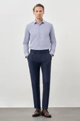Koyu Lacivert Yandan Cepli Classic Slim Fit Modelli Pantolon Pantolon 1003245173 thumbnail 2