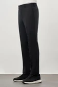 Siyah Esnek Yandan Cepli Comfort Fit Classic Pantolon 1003245207 thumbnail 3