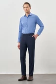 Lacivert Esnek Yandan Cepli Slim Fit Classic Pantolon 1003245209 - 2