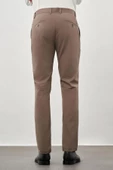 Haki Pamuklu Yandan Cepli Casual Slim Fit Chino Pantolon 1003245168 thumbnail 4