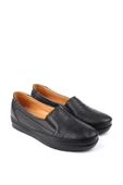 Papuç Sepeti 4112 Kadın Ortopedik Kauçuk Taban Deri Ayakkabı thumbnail 1