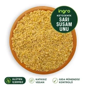 Glutensiz Ketojenik Sarı Susam Unu 1000 gr - 1