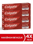 Colgate Visible White Maksimum Beyazlık Diş Macun 75 ml + Mikro Ince Advanced Manuel Diş Fırçası 4+1 - 3