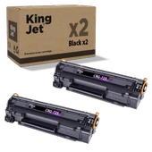 KingJET® CRG-725 2'li Paket - Canon Uyumlu Çipli Muadil Toner - 1