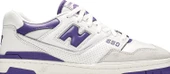 New Balance 550 White Purple Kadın Spor Ayakkabı thumbnail 2