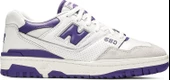 New Balance 550 White Purple Kadın Spor Ayakkabı thumbnail 1