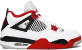 Nike Air Jordan Retro 4 Fire Red Erkek Spor Ayakkabı - 1