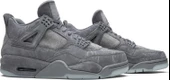 Nike Air Jordan Retro 4 Grey x Kaws  Erkek Spor Ayakkabı - 8