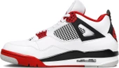 Nike Air Jordan Retro 4 Fire Red Erkek Spor Ayakkabı - 3