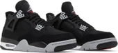 Nike Air Jordan Retro 4 Black Canvas Erkek Spor Ayakkabı thumbnail 8