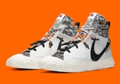 Nike Blazer Mid x Readymade White Erkek Spor Ayakkabı thumbnail 1