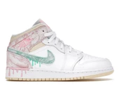 Nike Air Jordan 1 Mid SE Paint Drip Kadın Spor Ayakkabı thumbnail 1