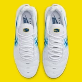 Nike Air Max Plus White Blue Yellow  Erkek Spor Ayakkabı - 4