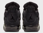 Nike Air Jordan Retro 4 Black Cat Spor Ayakkabı thumbnail 5