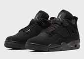 Nike Air Jordan Retro 4 Black Cat Spor Ayakkabı thumbnail 3