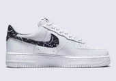 Nike Air Force 1 White Black Paisley Spor Ayakkabı - 2
