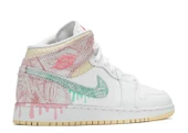 Nike Air Jordan 1 Mid SE Paint Drip Kadın Spor Ayakkabı thumbnail 3