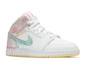 Nike Air Jordan 1 Mid SE Paint Drip Kadın Spor Ayakkabı thumbnail 2