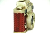 Dekoratif Metal Fotoğraf Makinesi Obje Biblo Vintage Hediyelik - 3