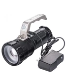 Projektör Modeli Zoomlu Şarjlı El Feneri thumbnail 2