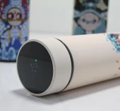 1 Adet Dijital Göstergeli Paslanmaz Çelik Termos - 2