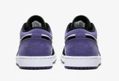Nike Air Jordan 1 Low Court Purple Erkek Spor Ayakkabı thumbnail 3