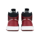 Nike Air Jordan 1 Mid SE Black Dark Beetroot Spor Ayakkabı thumbnail 4