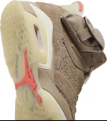 Nike Air Jordan 6 British Khaki x Travis Scott Erkek Spor Ayakkabı thumbnail 9
