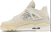 Nike Air Jordan Retro 4 x Off White Sail Erkek Spor Ayakkabı - 3