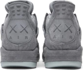 Nike Air Jordan Retro 4 Grey x Kaws  Erkek Spor Ayakkabı thumbnail 6
