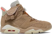 Nike Air Jordan 6 British Khaki x Travis Scott Erkek Spor Ayakkabı thumbnail 6