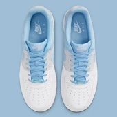Nike Air Force 1 '07 Blue-White Erkek Spor Ayakkabı thumbnail 2