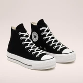 Converse Canvas Platform Chuck Taylor All Star Lift Kadın Spor Ayakkabı thumbnail 3