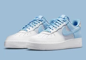 Nike Air Force 1 '07 Blue-White Erkek Spor Ayakkabı thumbnail 1