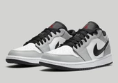 Nike Air Jordan 1 Low Light Smoke Grey Erkek Spor Ayakkabı thumbnail 1