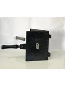 FMS Granit Döküm Ocak Üstü El Tost ve Çok Amaçlı Grill Tava 26 cm - Siyah - D3001SYH - 3