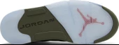 Nike Air Jordan 5 Retro 'Olive' 2024 Spor Ayakkabı thumbnail 4