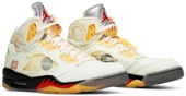 Nike Off-White x Air Jordan 5 SP Sail Spor Ayakkabısı - 5