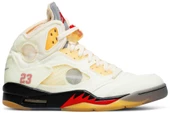 Nike Off-White x Air Jordan 5 SP Sail Spor Ayakkabısı - 1