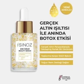 Sinoz 24K Altın Parçacıklı Kırışıklık Karşıtı Kolajen Serum 30ml - 2