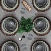 Keramika Brown Wave Yemek Takımı 24 Parça 6 Kişilik 21976-77-78 - 7