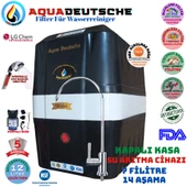 AQUA DEUTSCHE SİYAH BEYAZ POMPALI 12 LİTRE 7 FİLTRE 14 AŞAMA SU ARITMA CİHAZI thumbnail 1