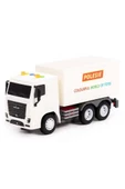 Polesie 96364 CİTY-2 SÜRTMELİ KAPALI KASA KAMYON (IŞIKLI VE SESLİ) (BEYAZ KABİN) (KUTUDA) - 2