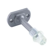 5 Adet Plastik Kapı Pencere Arkası Gri Renk Tampon 8 CM Vidalı Duvar Koruyucu Silikon Stoper thumbnail 5