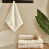 Karaca Home Doana Bej 4 Parça Hamam Seti - 1