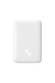 Baseus MgSafe Mini Overseas Edition Beyaz 10000 mAh Hızlı Şarj Kablosuz Powerbank-OUTLET - 1