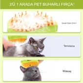3B Trend Buharlı Kedi Köpek Fırçası Şarjlı Soğuk Buhar Tüy Tarağı - 2