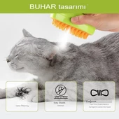 3B Trend Buharlı Kedi Köpek Fırçası Şarjlı Soğuk Buhar Tüy Tarağı - 3