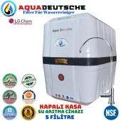 AQUA DEUTSCHE PREMIUM BEYAZ SİYAH 8 LİTRE 5 FİLTRE 10 AŞAMA SU ARITMA CİHAZI - 1